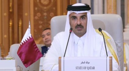 أمير قطر: الفلسطينيون يمرون بما لا طاقة للبشر على تحمله من فظائع إسرائيلية