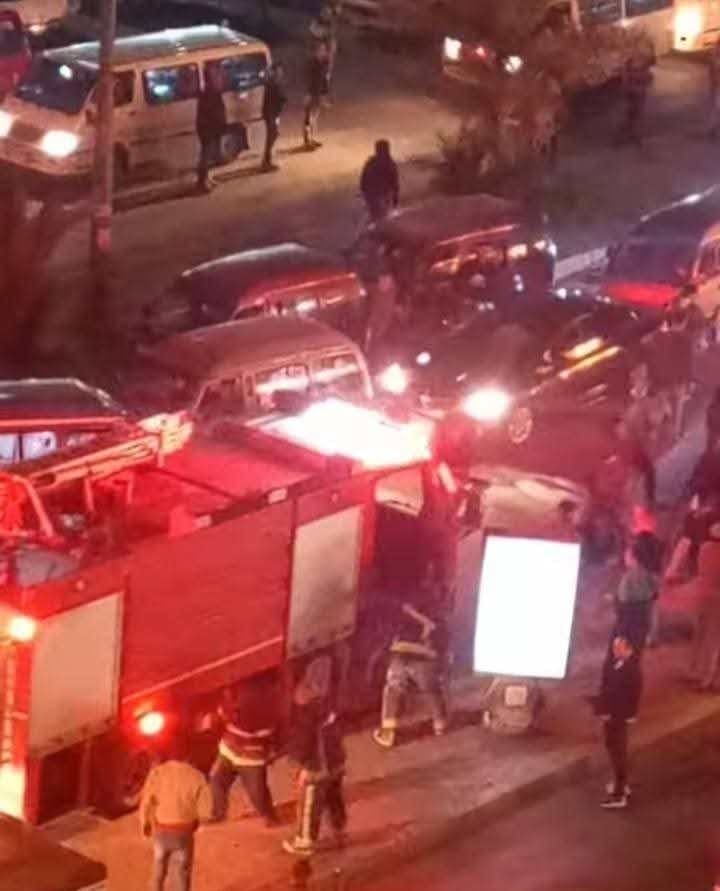 السيطرة على حريق سيارة في الإسكندرية السيطرة على حريق سيارة في الإسكندرية