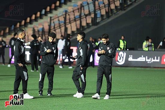 لاعبى الزمالك فى ملعب استاد القاهرة لاعبى الزمالك فى ملعب استاد القاهرة