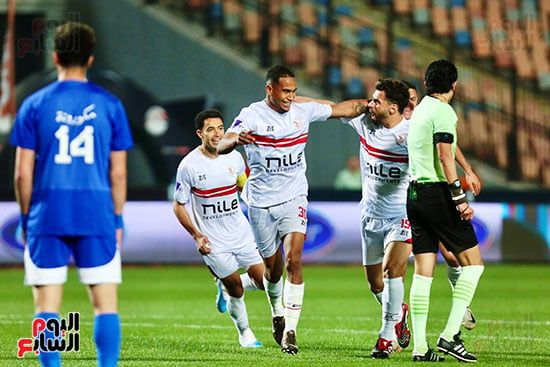 فرحة سيف الجزيرى بالهدف فرحة سيف الجزيرى بالهدف