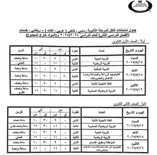 جداول-الامتحانات-(19) جداول-الامتحانات-(19)