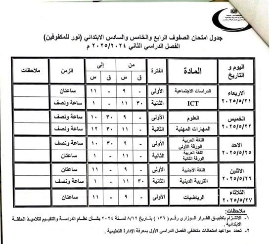 جداول-الامتحانات-(1) جداول-الامتحانات-(1)