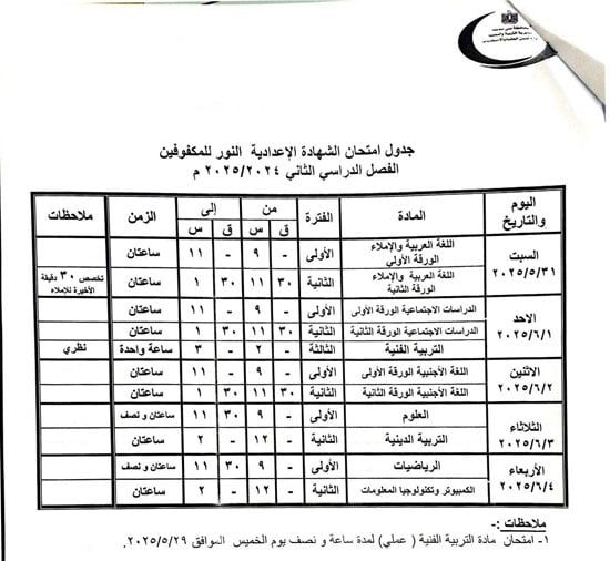 جداول-الامتحانات-(4) جداول-الامتحانات-(4)
