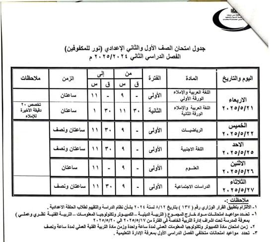جداول-الامتحانات-(25) جداول-الامتحانات-(25)