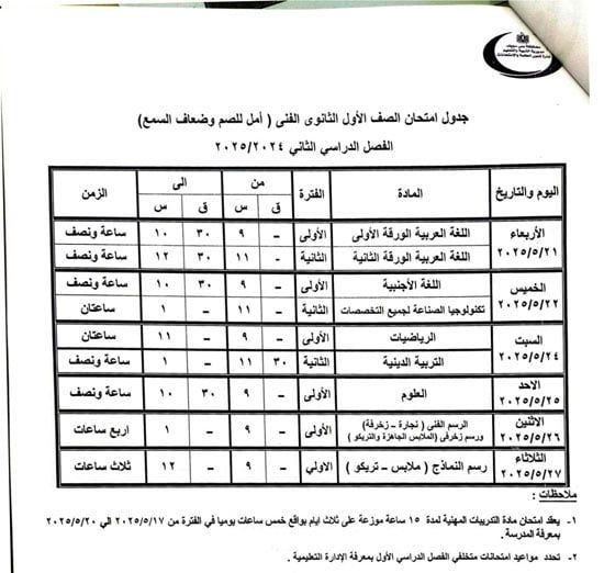 جداول-الامتحانات-(8) جداول-الامتحانات-(8)