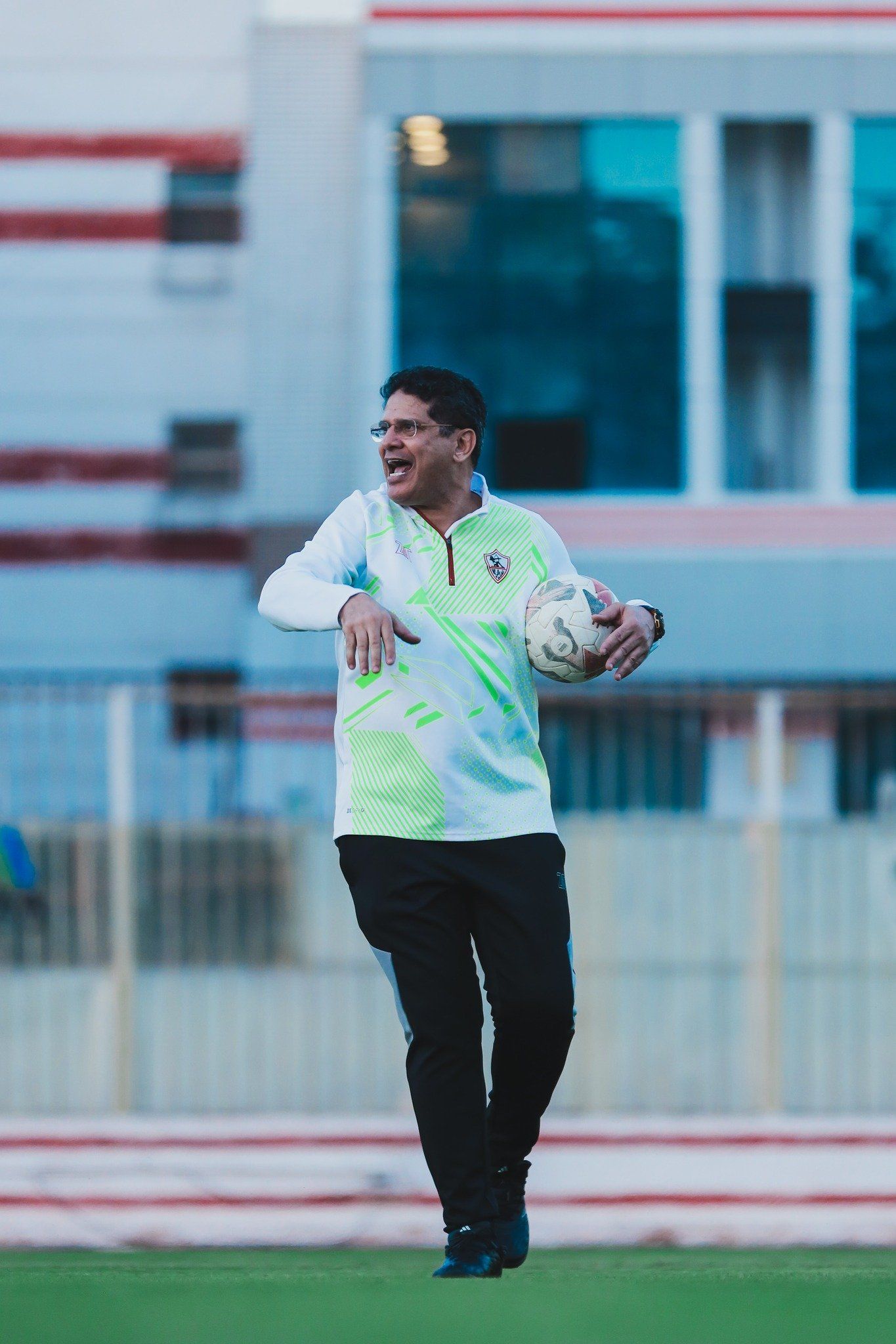 الرمادى فى مران الزمالك الرمادى فى مران الزمالك