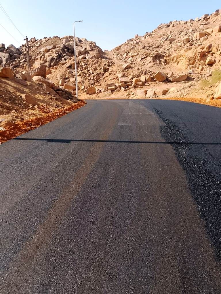 بعد الانتهاء من رصف الطرق بعد الانتهاء من رصف الطرق