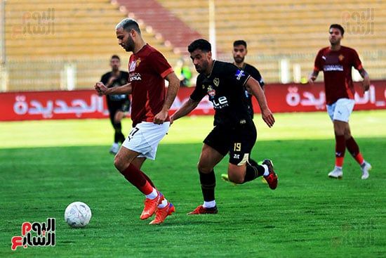جانب من لقاء الزمالك وسيراميكا جانب من لقاء الزمالك وسيراميكا