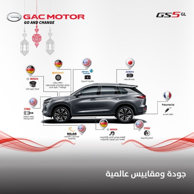 عروض رمضان : عروض الجميح للسيارات علي سيارات GS5 2021 المميزة 3 eyb hoqxmam29m