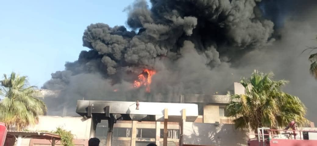 حريق مصنع أكتوبر (1) حريق مصنع أكتوبر (1)