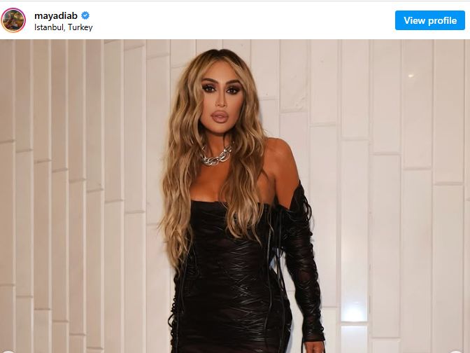 مايا دياب فى صورة على انستجرام مايا دياب فى صورة على انستجرام