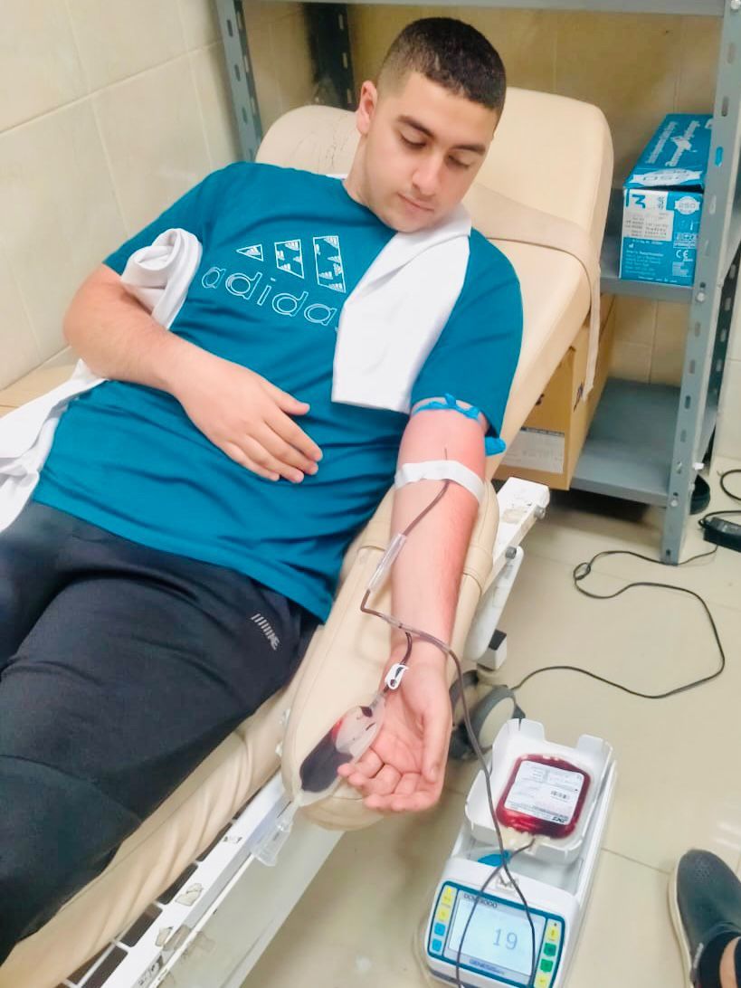 تبرع طالب بالدم بجامعة كفر الشيخ تبرع طالب بالدم بجامعة كفر الشيخ