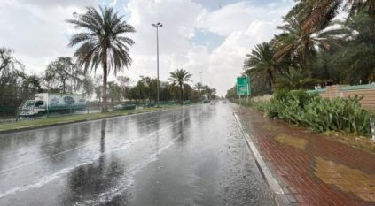 توقعات الطقس اليوم: أمطار وغبار على 10 مناطق 