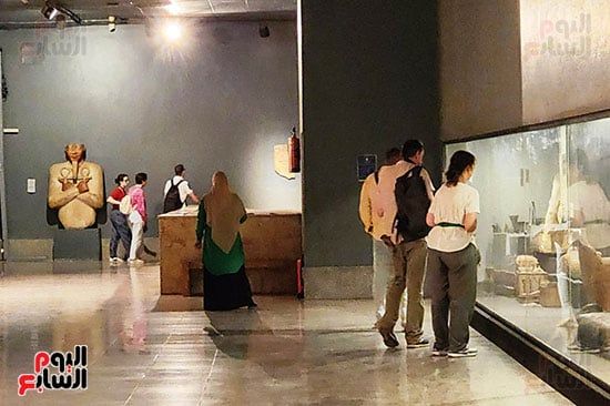 توافد السائحين لزيارة المتاحف فى الأقصر توافد السائحين لزيارة المتاحف فى الأقصر
