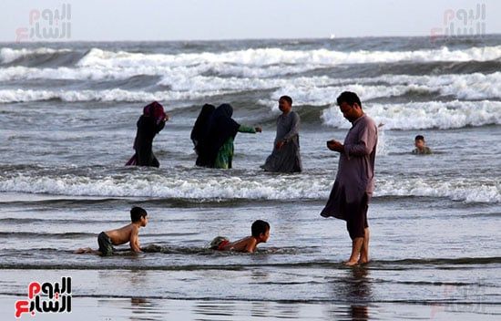 سكان مدينة كراتشى فى بحر العرب سكان مدينة كراتشى فى بحر العرب
