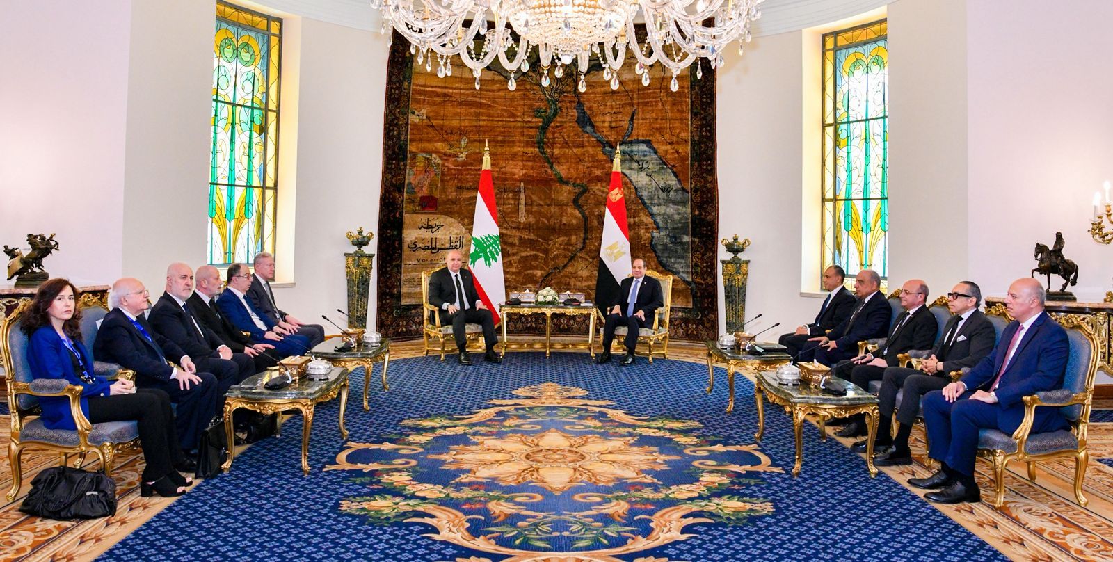 زيارة الرئيس اللبنانى لمصر (1) زيارة الرئيس اللبنانى لمصر (1)