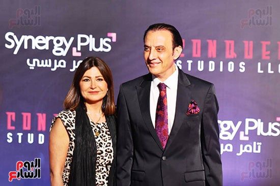 طارق علام وزوجته دينا رامز طارق علام وزوجته دينا رامز