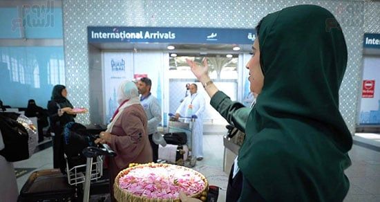 استقبال مهيب لحجاج القرعة في المدينة المنورة (21) استقبال مهيب لحجاج القرعة في المدينة المنورة (21)