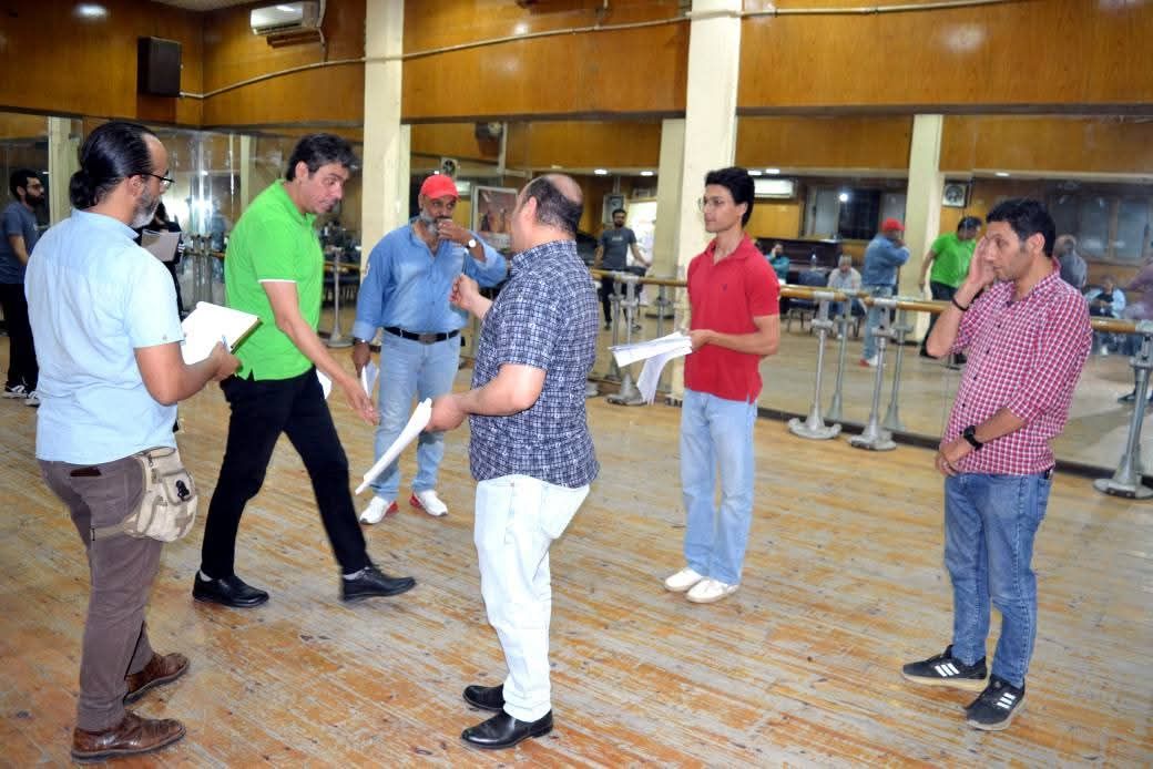 بروفات مسرحية الملك وانا بروفات مسرحية الملك وانا