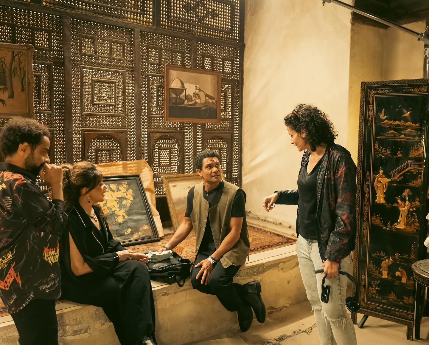 جانب من كواليس ان غاب القط جانب من كواليس ان غاب القط