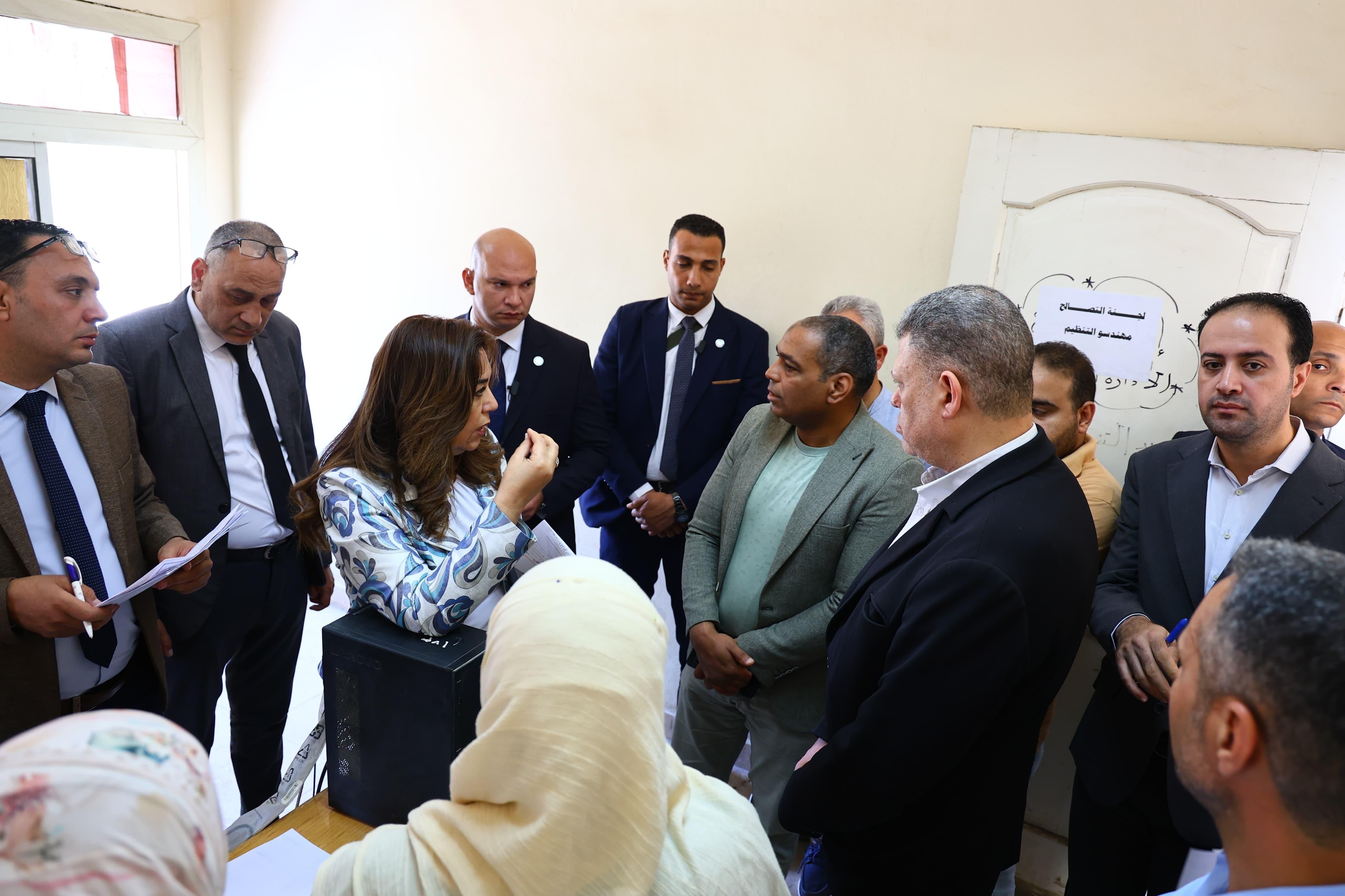 جولة وزيرة التنمية المحلية في مركز ومدينة الصف جولة وزيرة التنمية المحلية في مركز ومدينة الصف