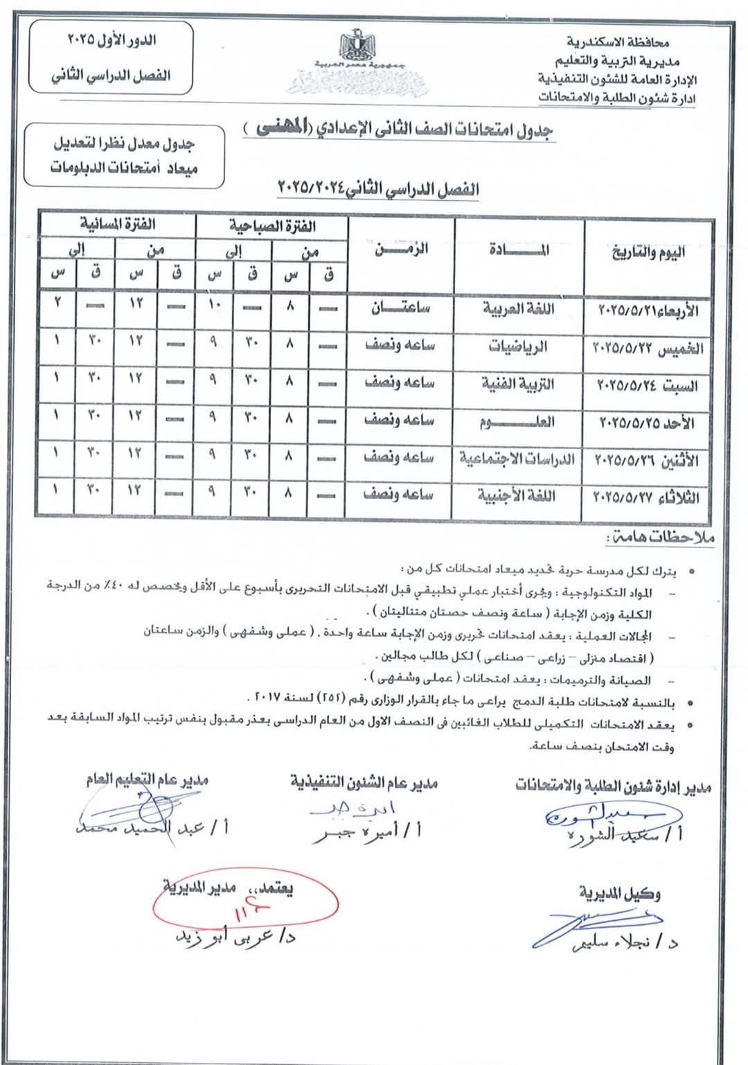 الصف الثانى الاعدادى مهنى الصف الثانى الاعدادى مهنى