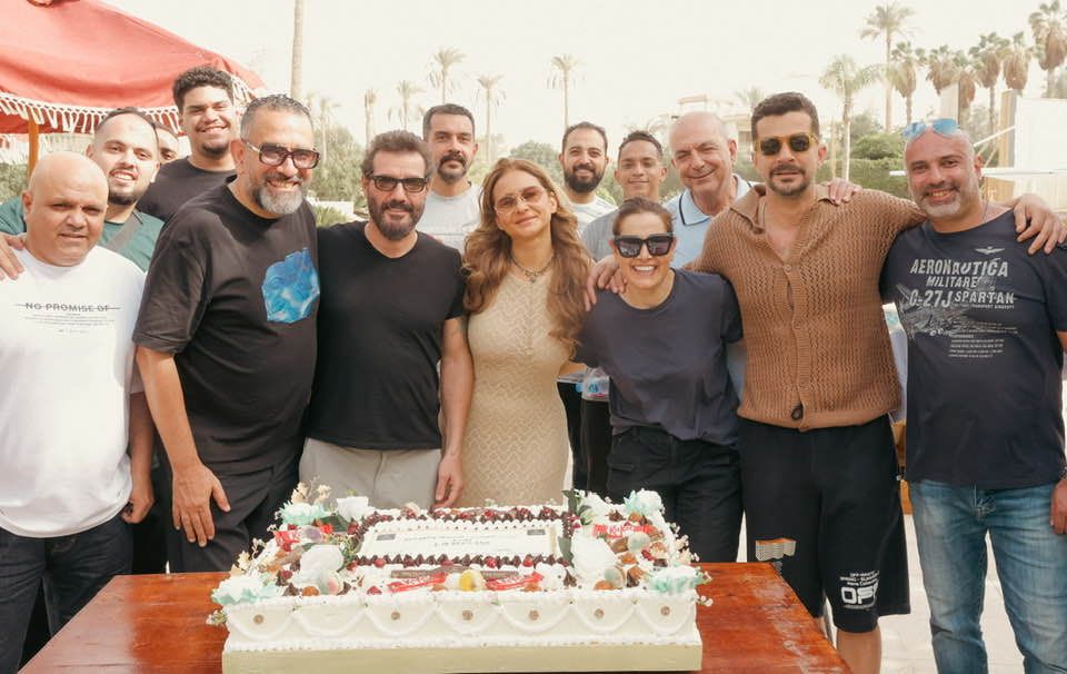 الاحتفال ببدء تصوير فيلم بروفة فرح الاحتفال ببدء تصوير فيلم بروفة فرح