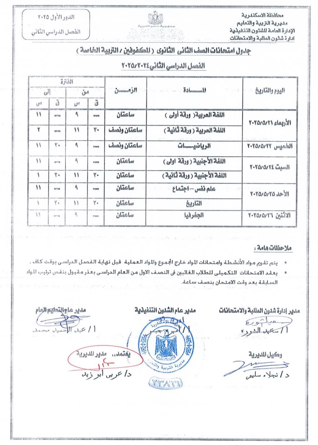 الصف الثانوى الثانى للمكفوفين الصف الثانوى الثانى للمكفوفين