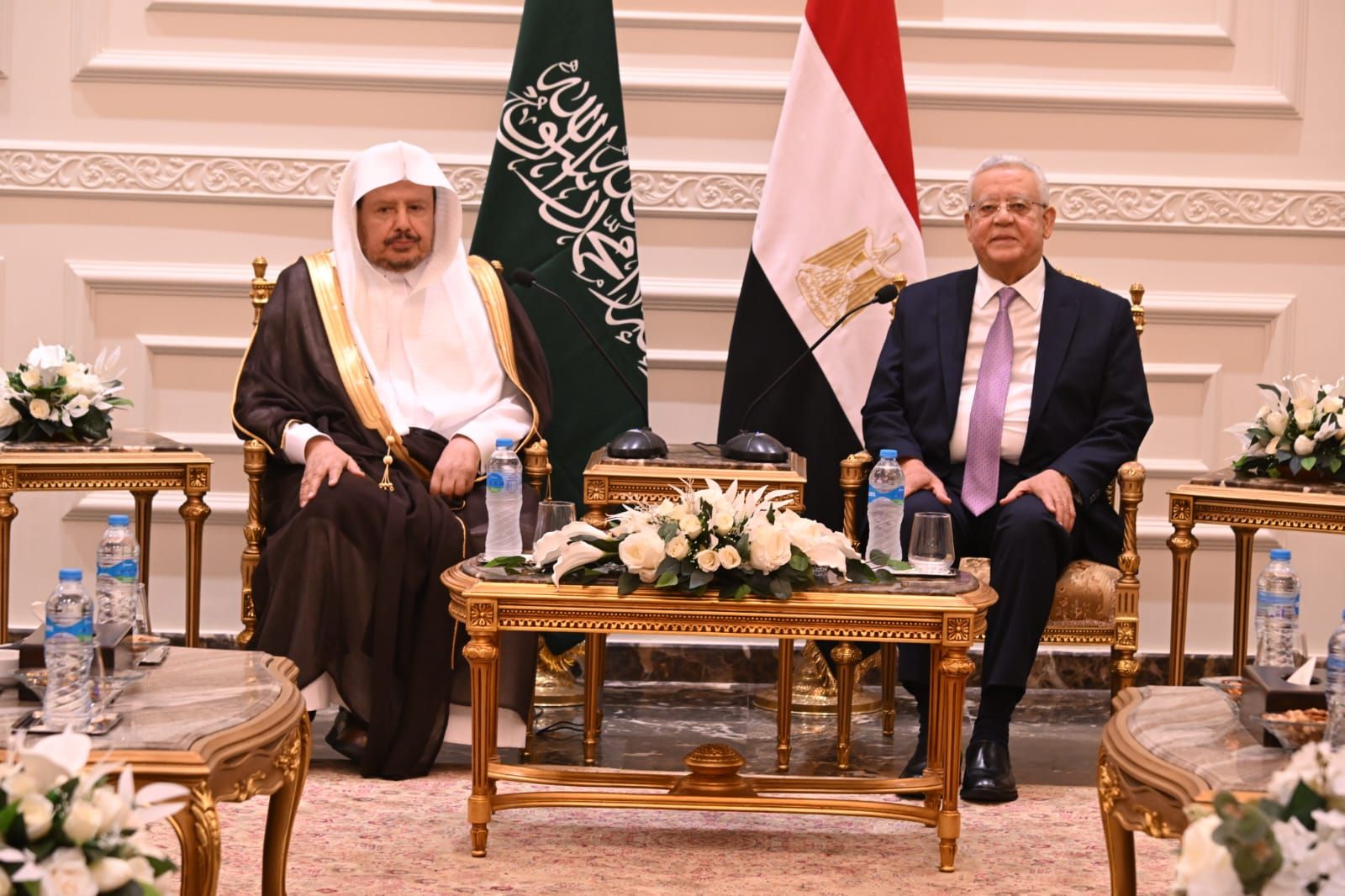 رئيس النواب يستقبل رئيس مجلس الشورى السعودى (3) رئيس النواب يستقبل رئيس مجلس الشورى السعودى (3)