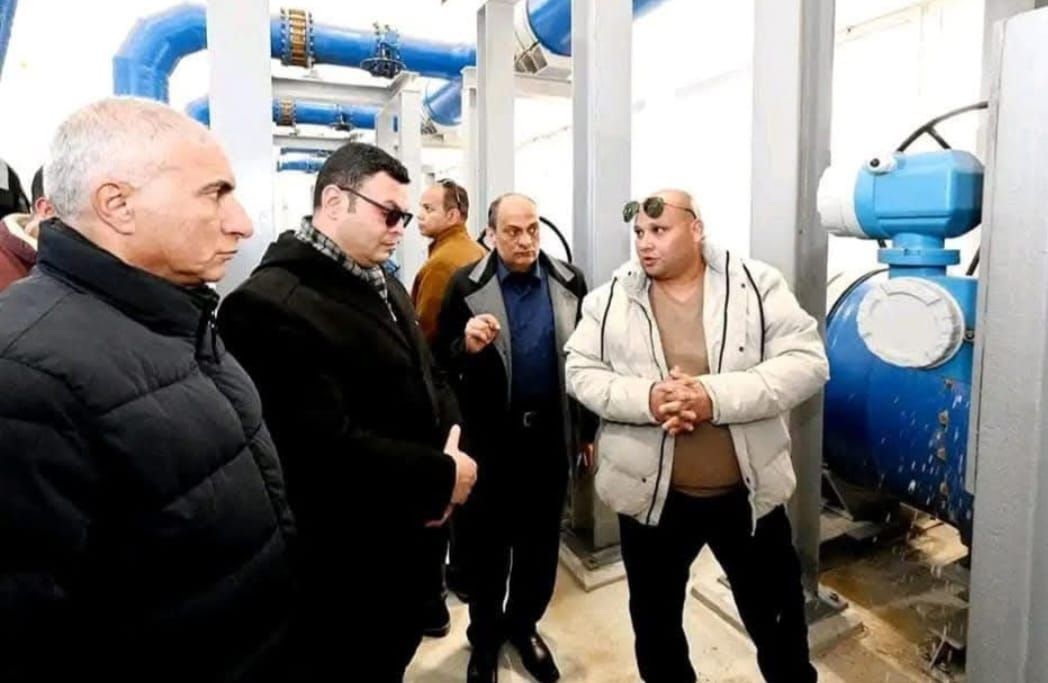 متابعة وزير الاسكان لمحطة مياه الشرب في المنصورة الجديدة متابعة وزير الاسكان لمحطة مياه الشرب في المنصورة الجديدة