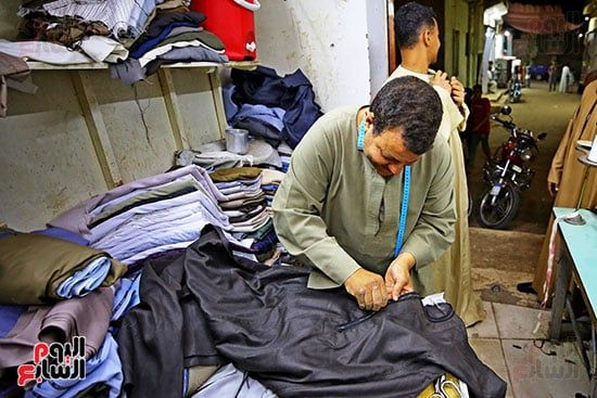 فن تفصيل الجلابية الصعيدية فن تفصيل الجلابية الصعيدية
