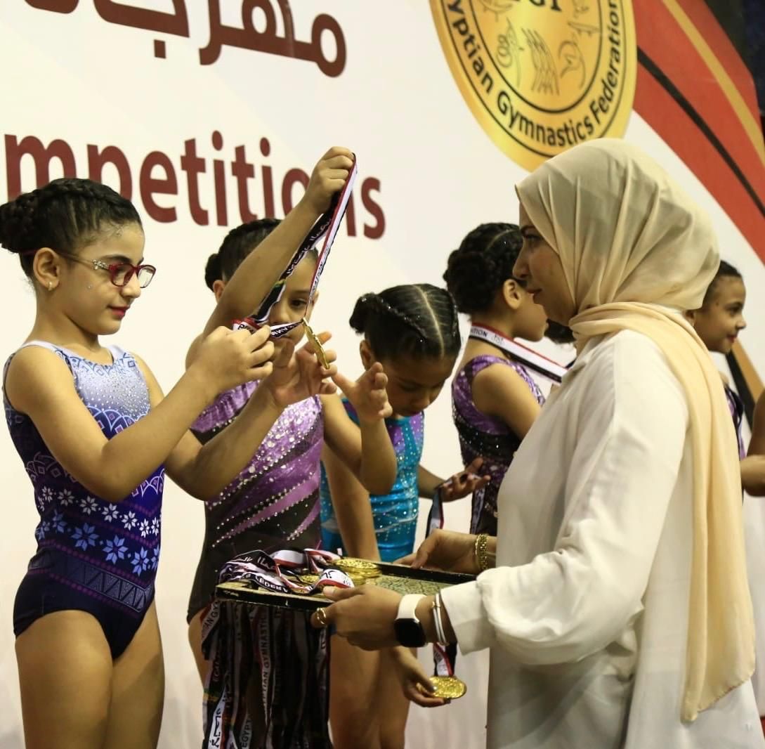خلال التتويج بالميدالية الذهبية