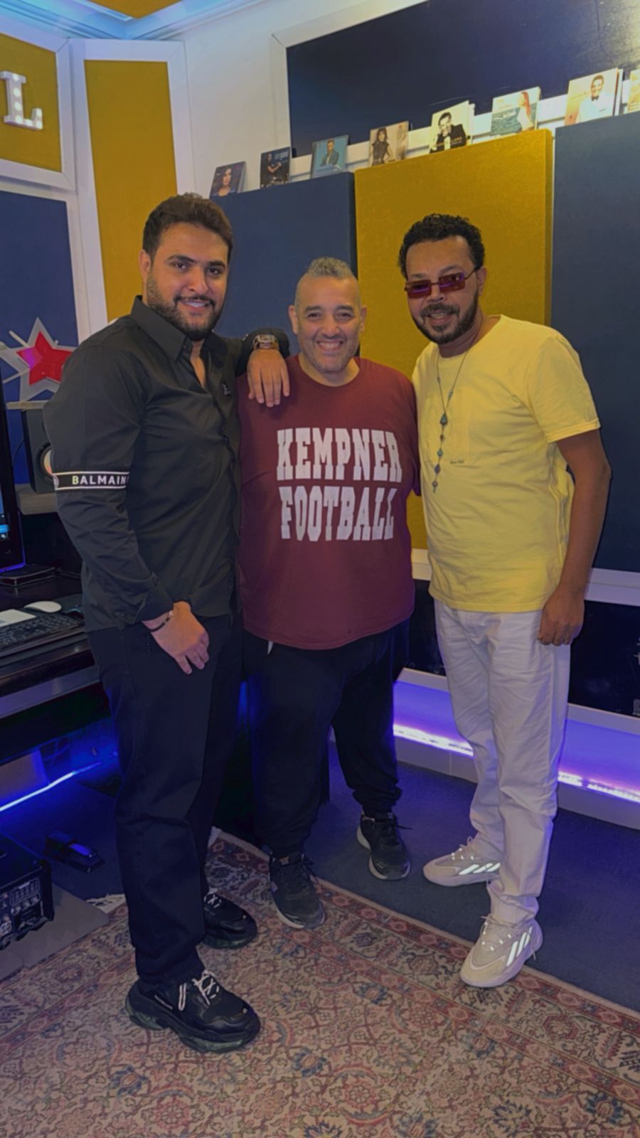 محمود الحسينى واحمد الحصرى وشريف اسماعيل محمود الحسينى واحمد الحصرى وشريف اسماعيل