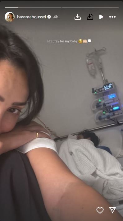 بسمة بوسيل تنشر صورة لابنها ادم من داخل المستشفى بسمة بوسيل تنشر صورة لابنها ادم من داخل المستشفى