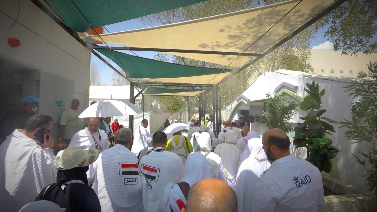 نجاح خطة تصعيد حجاج القرعة الى عرفات (5) نجاح خطة تصعيد حجاج القرعة الى عرفات (5)