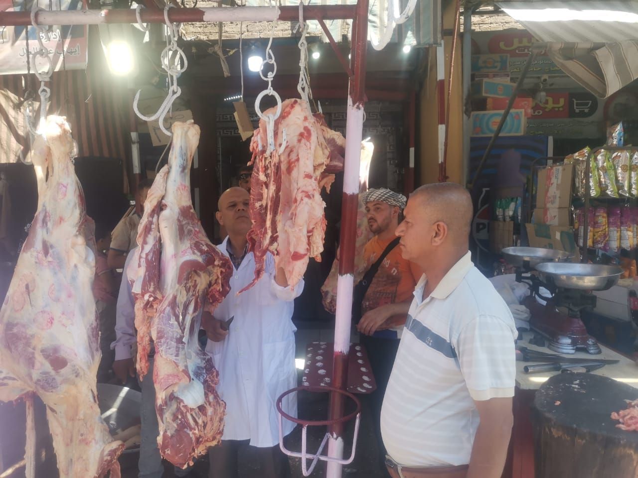 فحص اللحوم بمحلات طهطا فحص اللحوم بمحلات طهطا