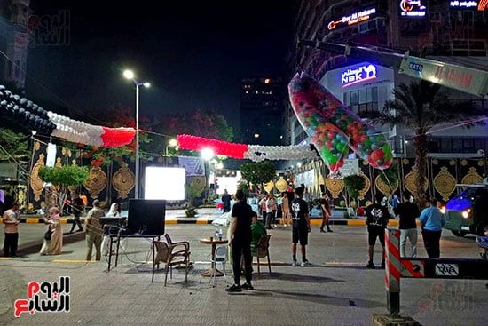 تزين مسجد مصطفى محمود (3) تزين مسجد مصطفى محمود (3)