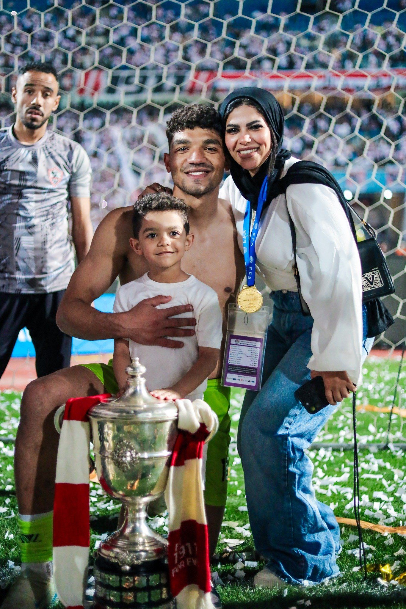 محمد صبحى وعائلته محمد صبحى وعائلته