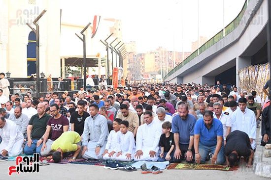 صلاة العيد من حدائق القبة صلاة العيد من حدائق القبة