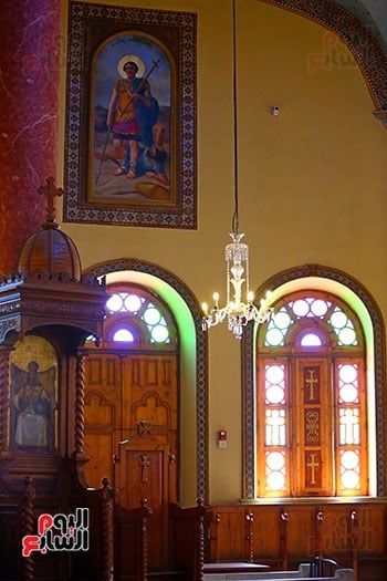 مدخل دير مارجرس البطريركى
