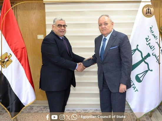 المستشار أحمد عبود يهنئ المستشار أسامه شلبي-1 المستشار أحمد عبود يهنئ المستشار أسامه شلبي-1