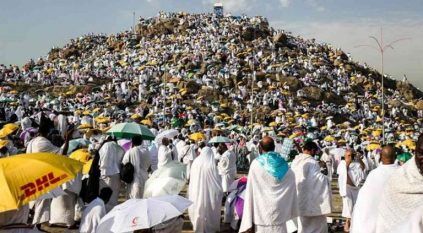 ارتفاع معدل درجات الحرارة وهطول الأمطار خلال الحج