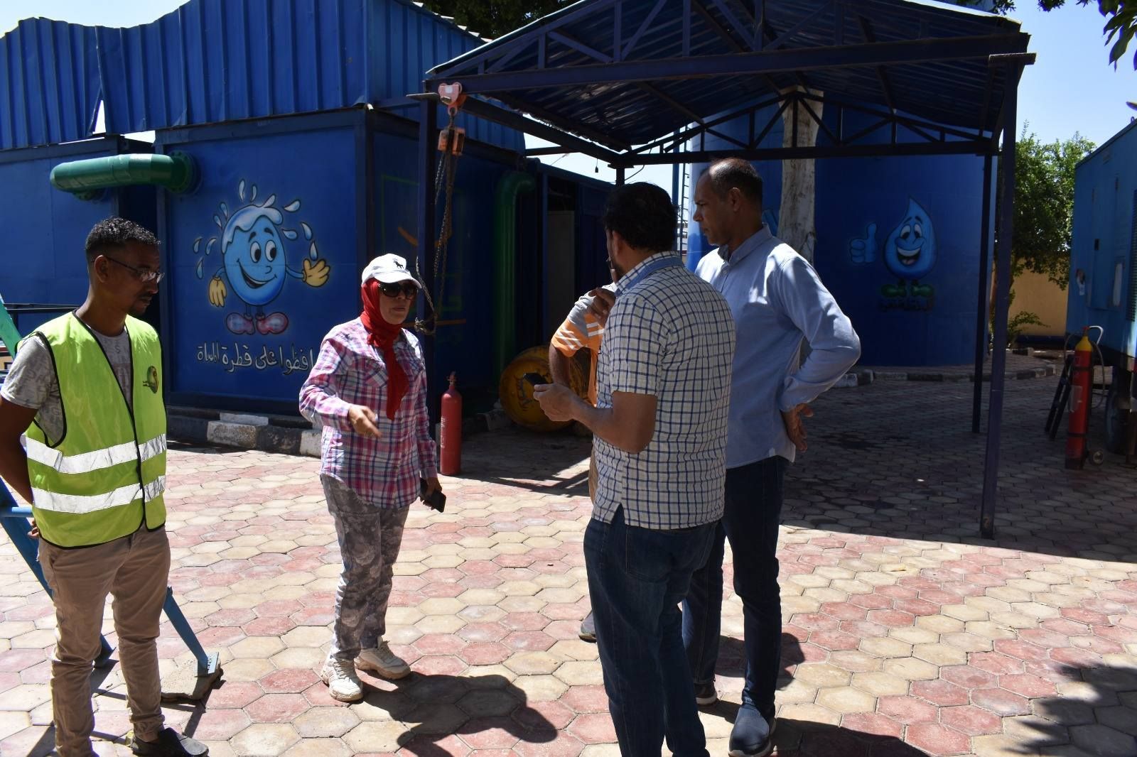 جولات على مشروعات شركة المياه بقرى حياة كريمة جولات على مشروعات شركة المياه بقرى حياة كريمة