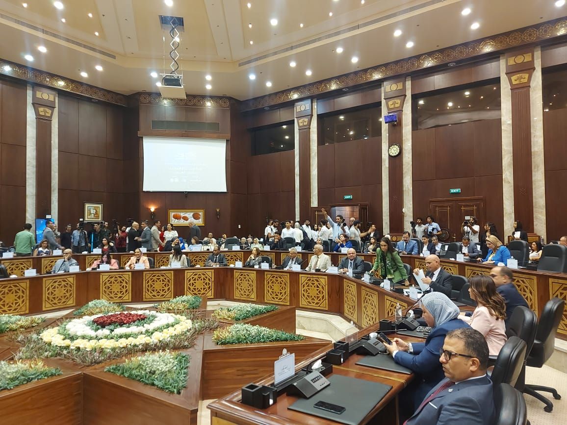 جانب من المؤتمر الصحفى جانب من المؤتمر الصحفى