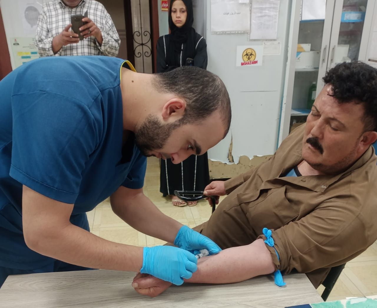 جانب من الفحوصات الطبية جانب من الفحوصات الطبية