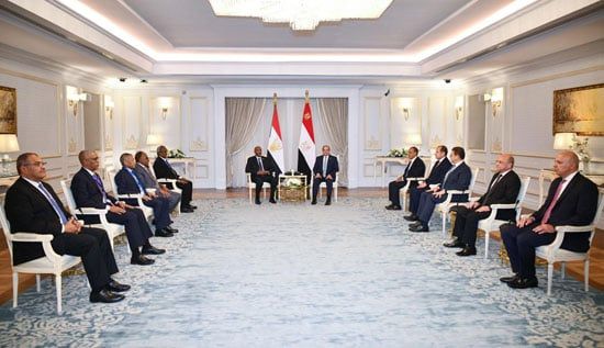 لقاء الرئيس عبد الفتاح السيسى والفريق البرهان لقاء الرئيس عبد الفتاح السيسى والفريق البرهان