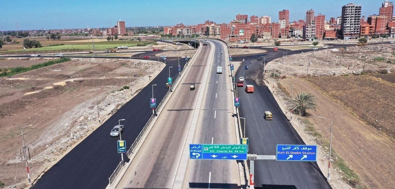 طرق جديدة بكفر الشيخ