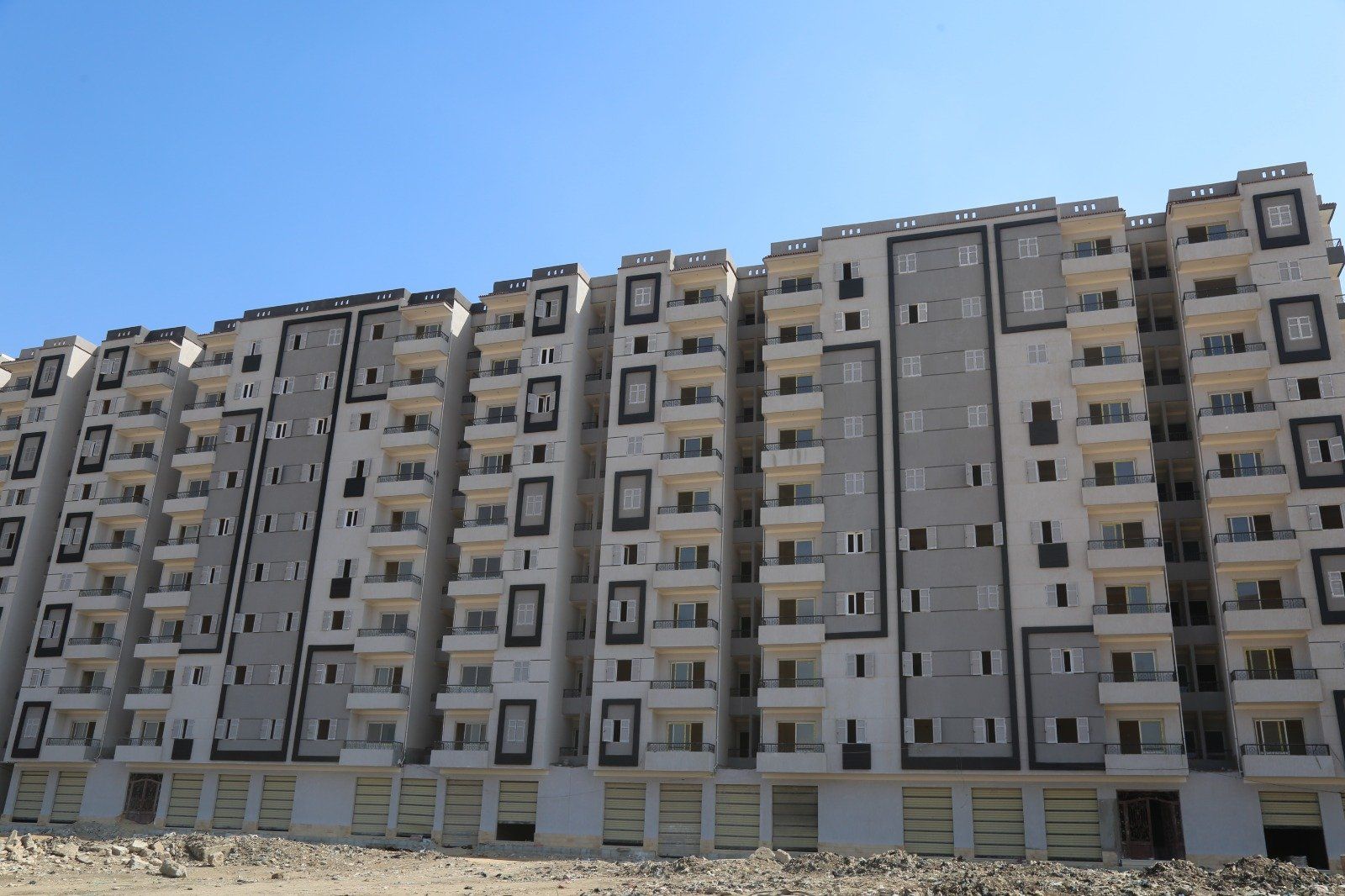 وحدتات سكن المصررين جاهزة للتسليم
