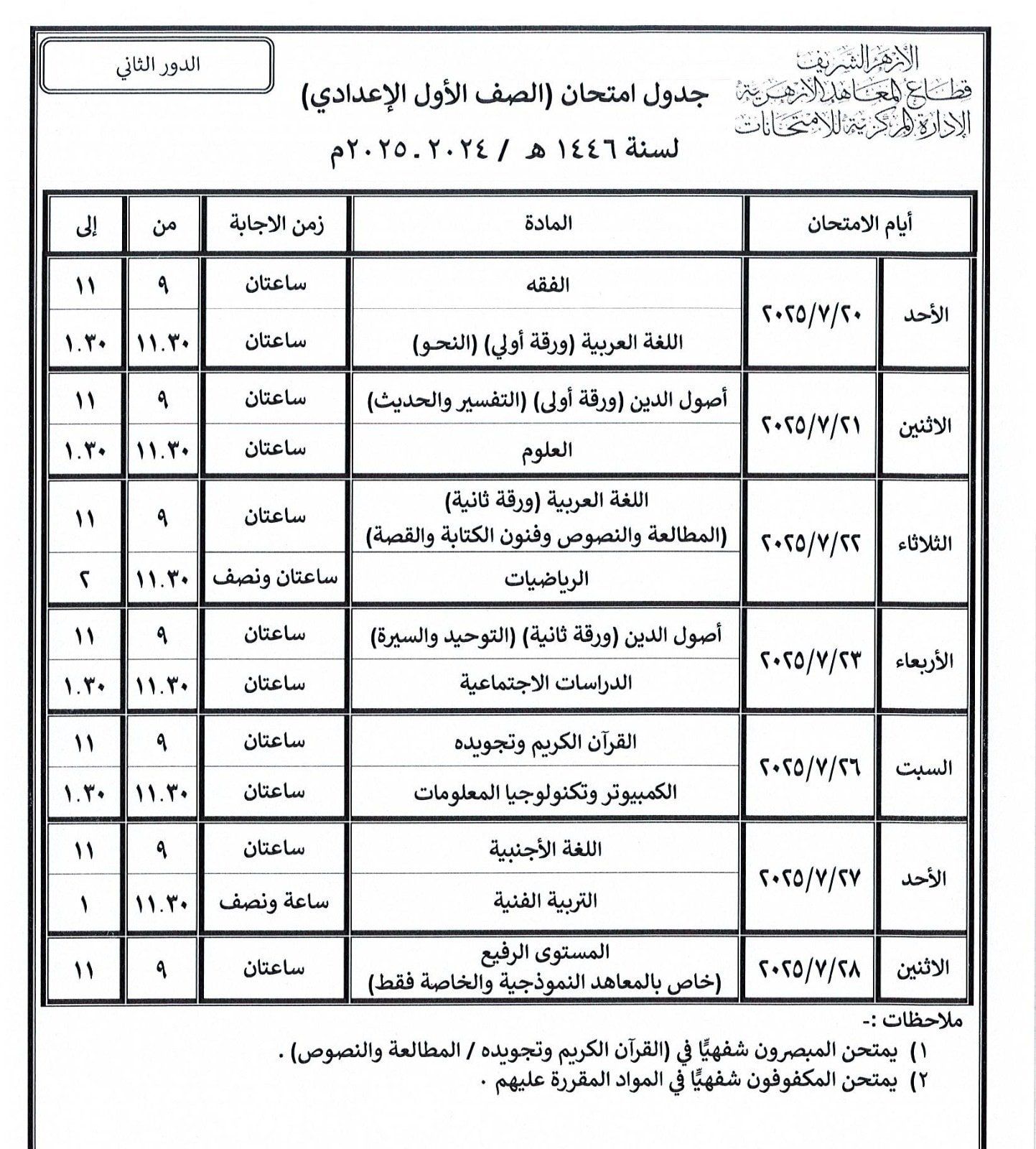 الصف الاول الاعدادى الصف الاول الاعدادى