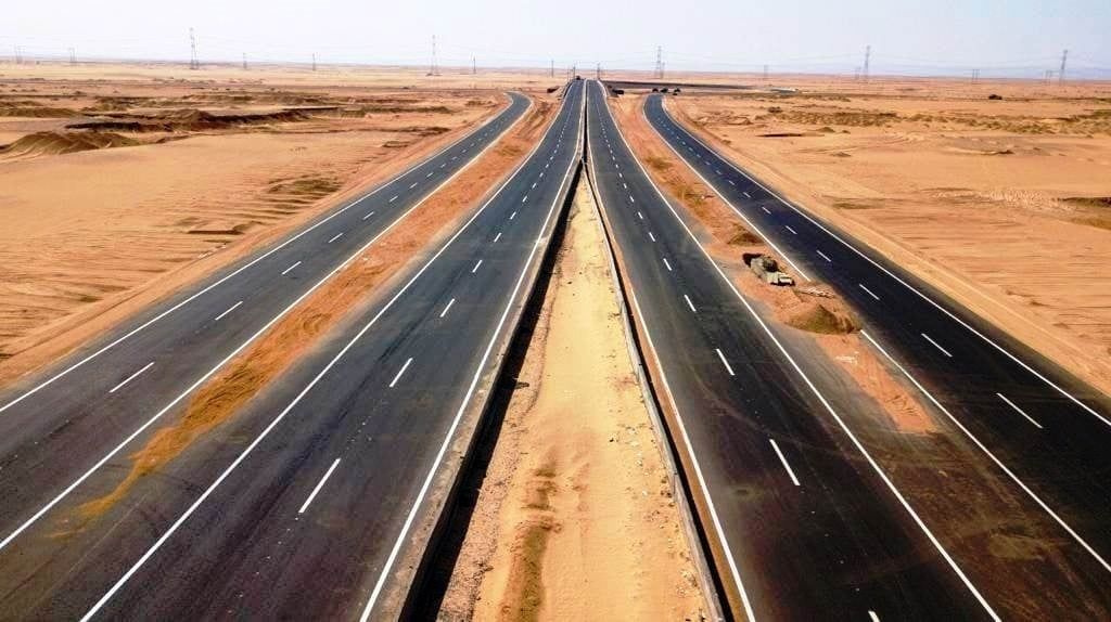ازدواج الطريق الصحراوى ازدواج الطريق الصحراوى